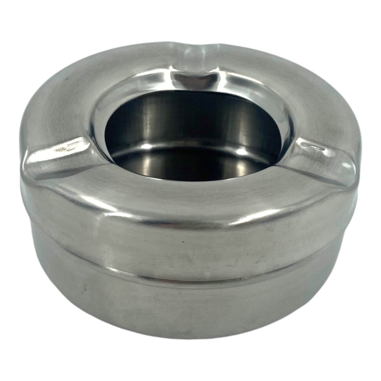 Windproof Ashtray Stainless Steel 10cm, (2 pack) - Premium Kitchen from Chabrias Ltd - Just £9.99! Shop now at Chabrias Ltd