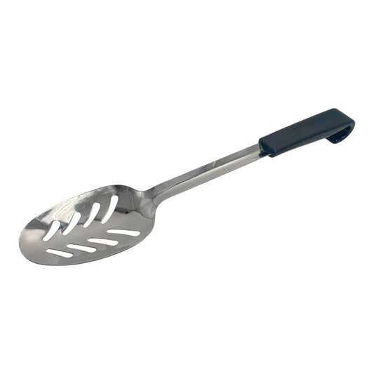 Le Buffet Slotted Scoop 9.5" – Stainless Steel with Heat-Resistant Handle (Black) - Premium Kitchen from Chabrias Ltd - Just £7.99! Shop now at Chabrias Ltd