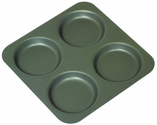 Mermaid Hard Anodised 4 Cups Yorkshire Pudding Tray - Made in England by Samuel Groves - Premium Home from Mermaid - Just £36.07! Shop now at Chabrias Ltd