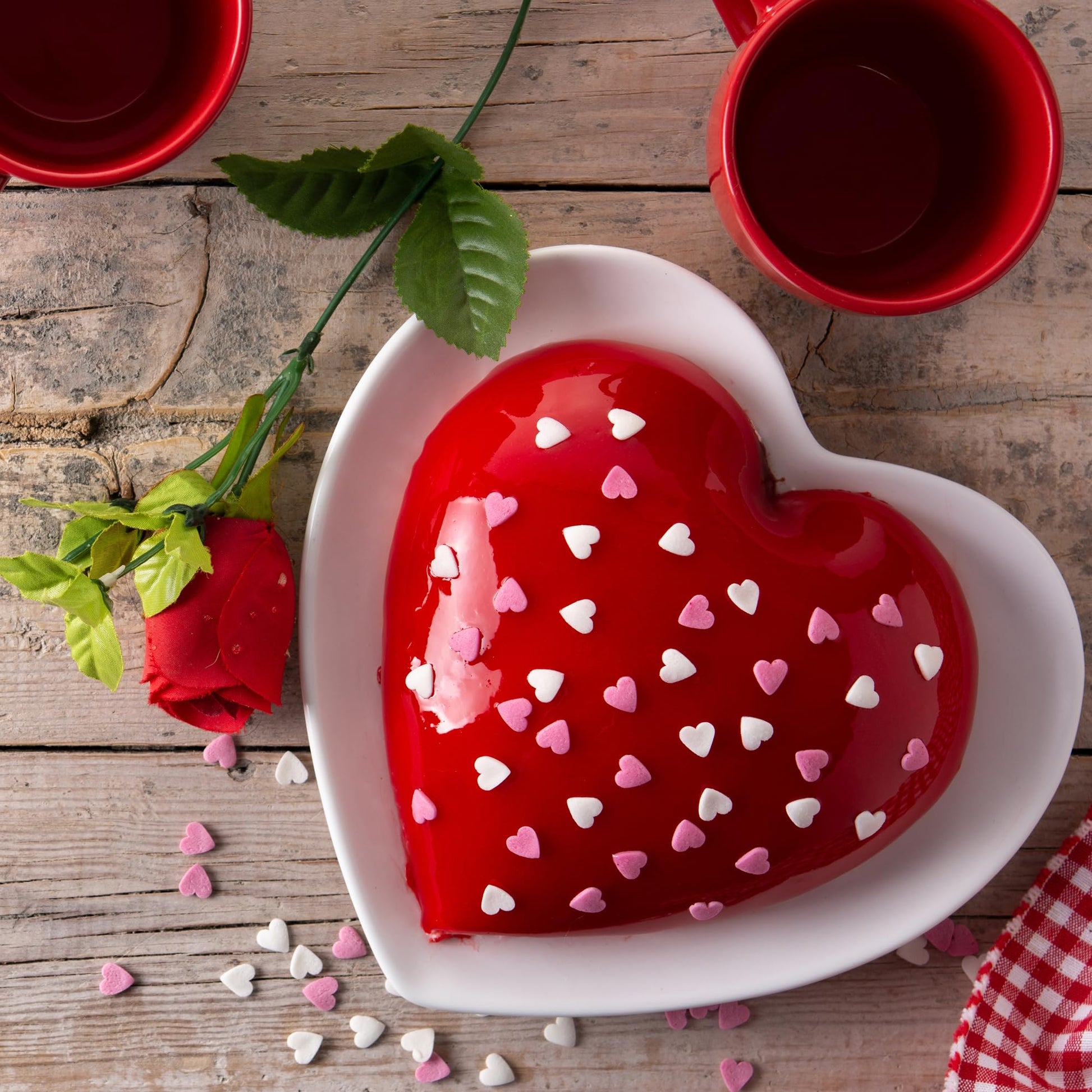 2 x Non-Stick Heart Shaped Cake Tin - Premium Home from Samuel Groves - Just £9.49! Shop now at Chabrias Ltd