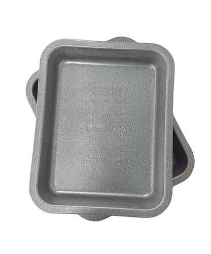 2X 23cm Superior Double Coated Non Stick Single Portion Oven Tray Roasting Pans Made in England - Premium Kitchen from Chabrias Ltd - Just £8.99! Shop now at Chabrias Ltd