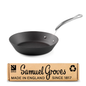 Samuel Groves 20cm seasoned carbon steel frying pan made in England