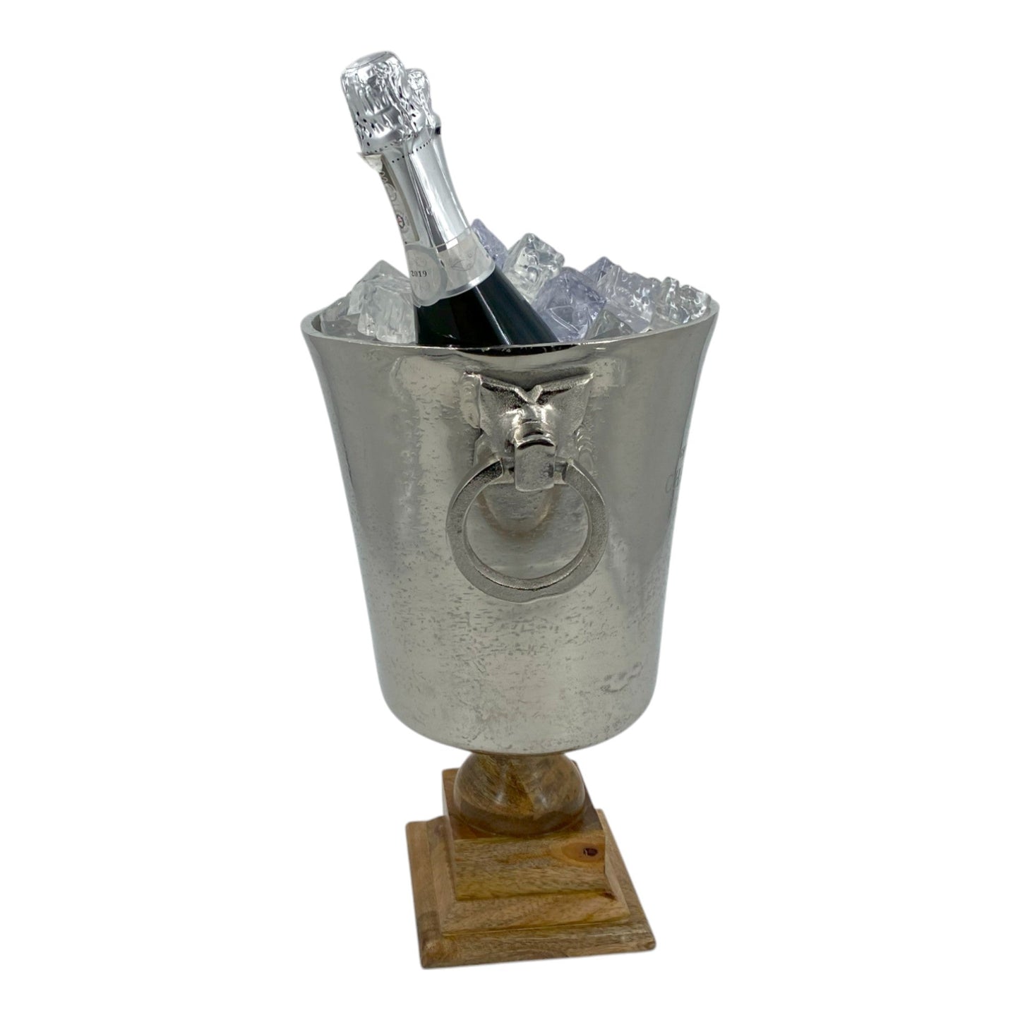 Deluxe 6.5 Litre Vintage "Cuvée de Prestige Champagne" Bucket on Elegant Wooden Stand - Premium Kitchen from Chabrias Ltd - Just £67.99! Shop now at Chabrias Ltd
