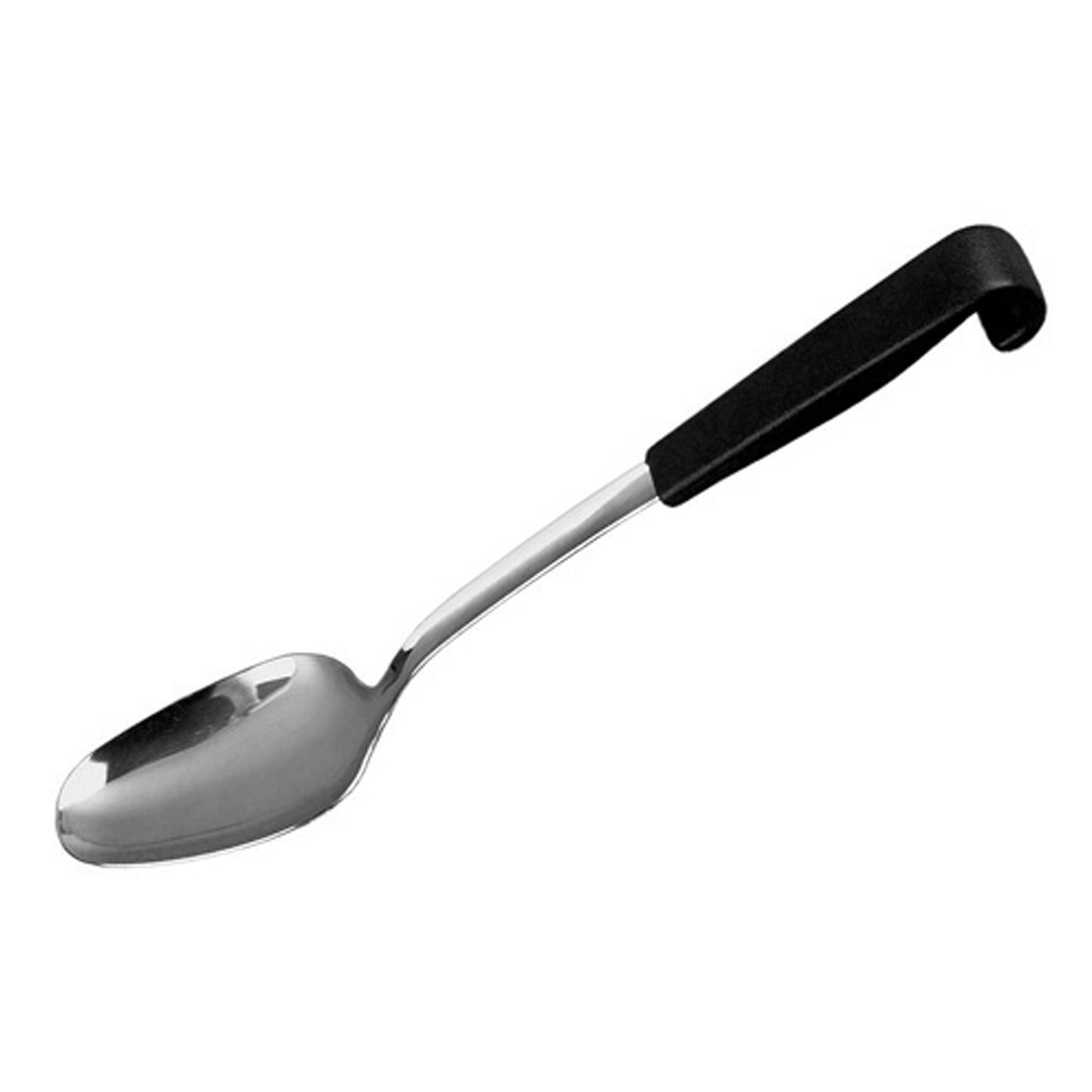 Le Buffet Serving Spoon 30cm – Stainless Steel with Heat-Resistant Handle (Black) - Premium Kitchen from Chabrias Ltd - Just £7.99! Shop now at Chabrias Ltd