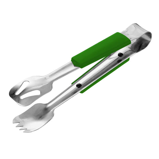 Le Buffet Stainless Steel Serving Tongs – Colour Coded Handles (Green) - Premium Kitchen from Chabrias Ltd - Just £7.99! Shop now at Chabrias Ltd
