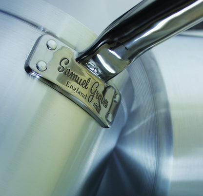 Samuel Groves Made in England 1817 400 Series Heavy Base Aluminium Saucepan 7Pt/4 Ltrs - Premium Home from Samuel Groves - Just £30.88! Shop now at Chabrias Ltd
