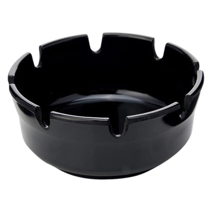 4" Melamine Ashtray, Black (72 pack)