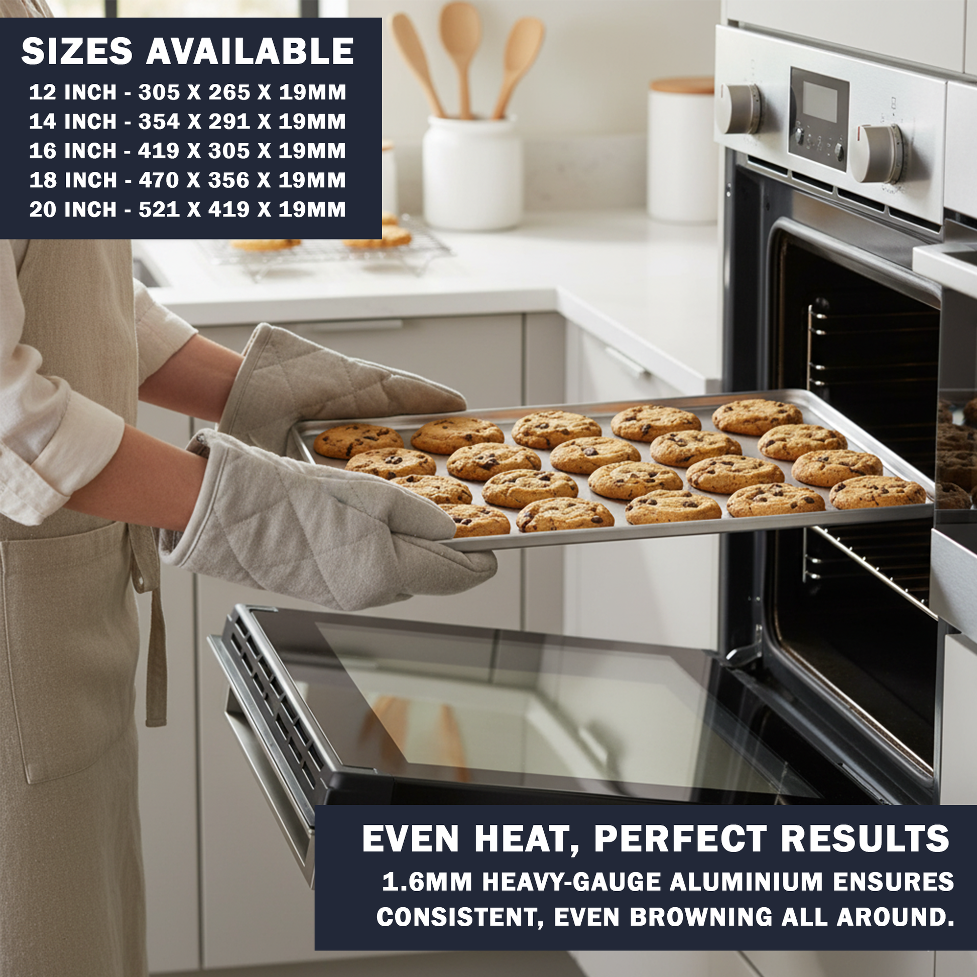 Samuel Groves Professional Aluminium Shallow Roasting Tray - 24" - Made in England - Premium Kitchen from Chabrias Ltd - Just £31.99! Shop now at Chabrias Ltd