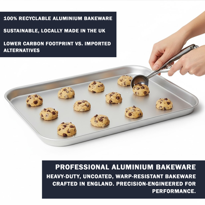 Samuel Groves Professional Aluminium Shallow Roasting Tray - 24" - Made in England - Premium Kitchen from Chabrias Ltd - Just £31.99! Shop now at Chabrias Ltd