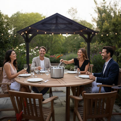 10 Litre Plastic Ice Bucket With Lid, Tongs & Removable Draining Liner, Brushed Aluminium - Premium Home from Chabrias Ltd - Just £19.99! Shop now at Chabrias Ltd