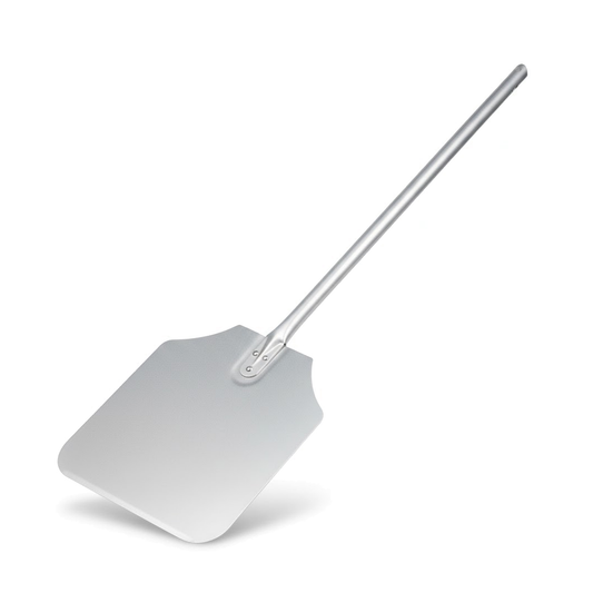 Professional Aluminium Pizza Peel - Long 22” Handle, Compact Commercial Grade (12 x 14” Blade)