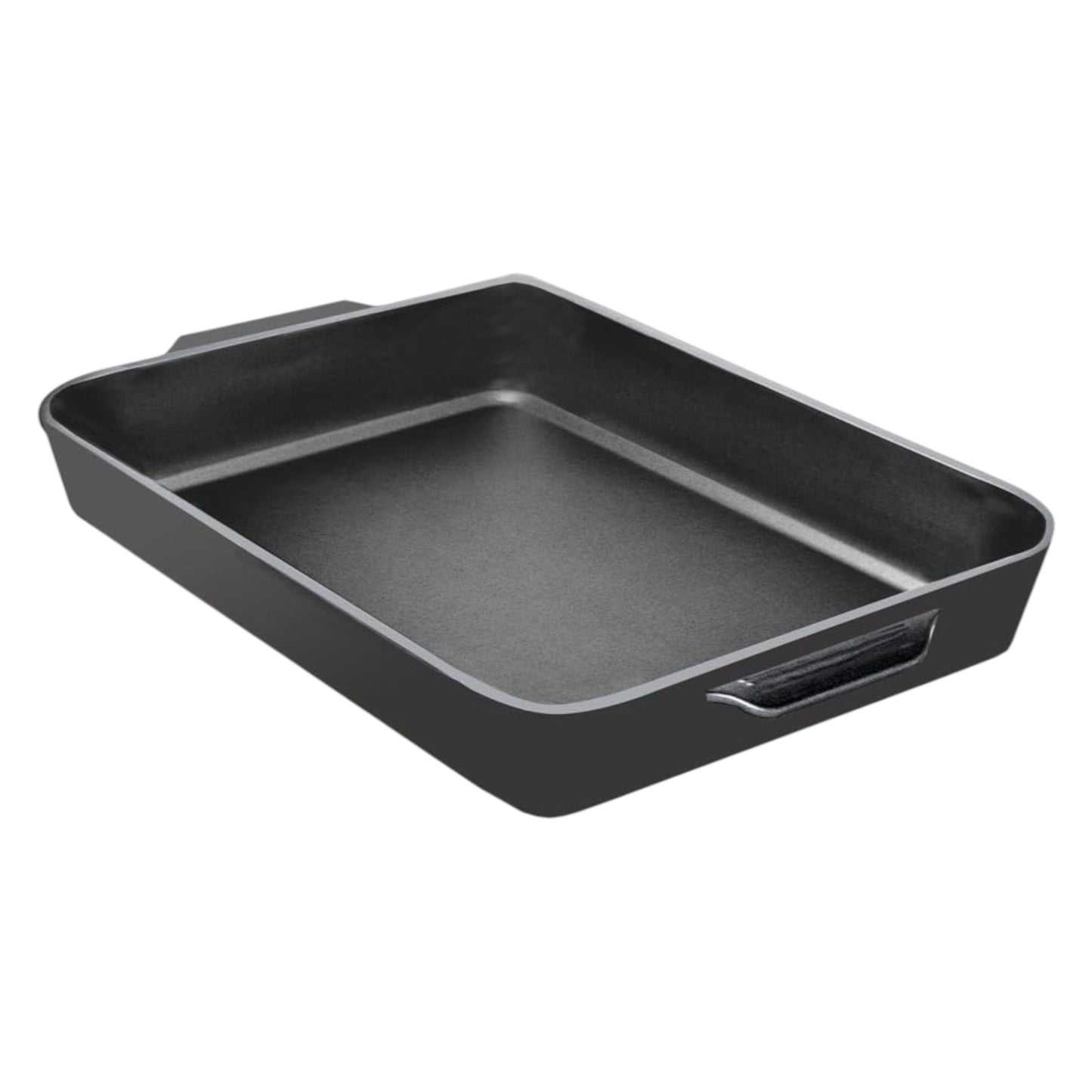 Cast Iron Griddle Roasting Tray – 32cm x 26cm - Premium Kitchen from Samuel Groves - Just £39.99! Shop now at Chabrias Ltd