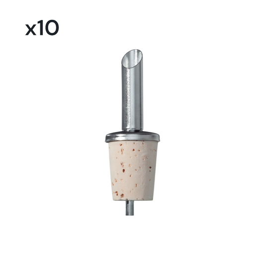 Stainless Steel Straight Pourer (x10) - Premium Home from Chabrias Ltd - Just £12.99! Shop now at Chabrias Ltd