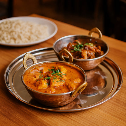 Chabrias Ltd Stainless Steel Round Serving Tray Mirror Finish - Premium Barware from Chabrias Ltd - Just £9.99! Shop now at Chabrias Ltd