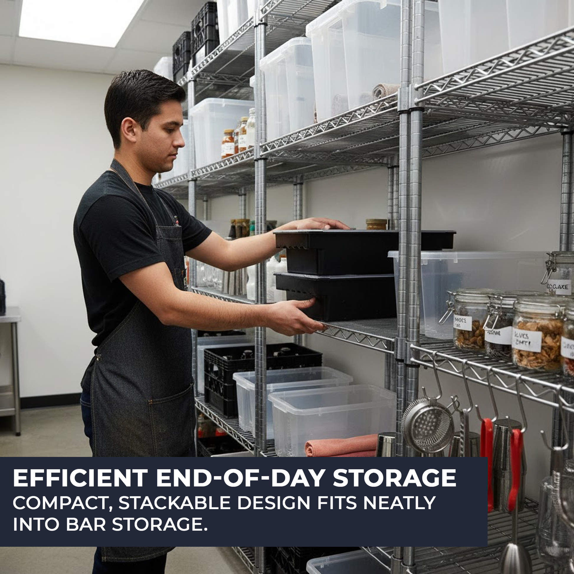 Black Plastic Condiment Holder with Clear Flip Lid & Integrated Carry Handles - 4-Compartment - Food-Safe – Professional Garnish & Topping Station - Premium  from Chabrias Ltd - Just £14.99! Shop now at Chabrias Ltd