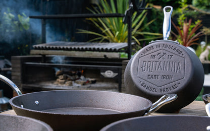 3 piece Britannia Recycled Cast Iron Cookware Set - Premium  from Chabrias - Just £230! Shop now at Chabrias Ltd