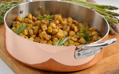 20cm copper clad sauté pan - Premium  from Chabrias - Just £372! Shop now at Chabrias Ltd