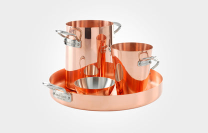 36cm Copper Serving Tray - Premium  from Chabrias - Just £200! Shop now at Chabrias Ltd