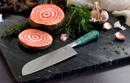 7" Samuel Groves Santoku Knife, 18cm - Premium  from Chabrias - Just £186! Shop now at Chabrias Ltd