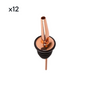 Free Flow Speed Pourer, Copper (x12) - Premium Pourer from Chabrias Ltd - Just £9.49! Shop now at Chabrias Ltd