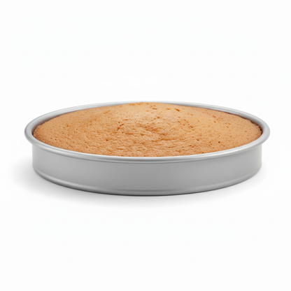 Silver Anodised Sandwich Tin – 8" – Fixed Base – Made in England - Premium Bakeware from Chabrias Ltd - Just £19.99! Shop now at Chabrias Ltd