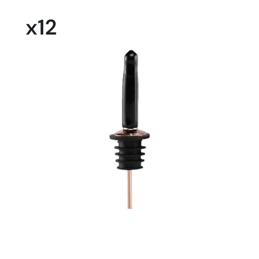 Free Flow Speed Pourer, Copper With Caps (x12) - Premium Pourer from Chabrias Ltd - Just £11.99! Shop now at Chabrias Ltd