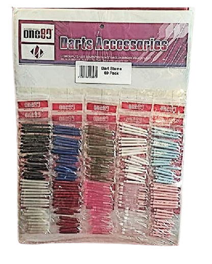 One80 Dart Accessories Dart Stems - 60pk - Premium Home from Chabrias Ltd - Just £19.99! Shop now at Chabrias Ltd