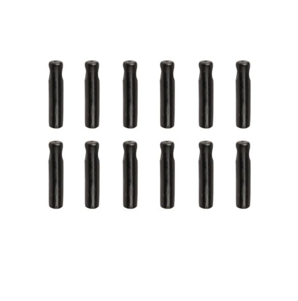 Pack of 12 Black Dust Caps