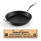 Britannia 24cm cast iron frying pan made in Great Britain by Samuel Groves