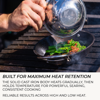 Britannia cast iron serving pan suitable for oven cooking