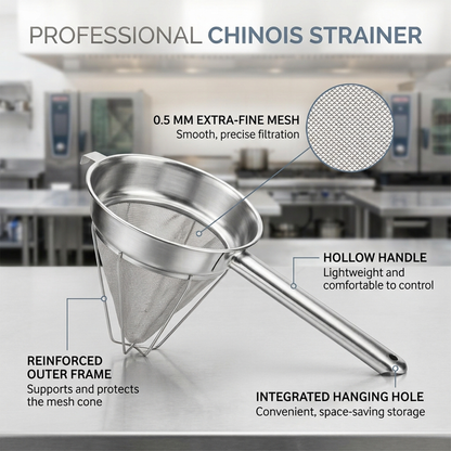 Samuel Groves 20.5cm Professional Chinois Fine Mesh Strainer