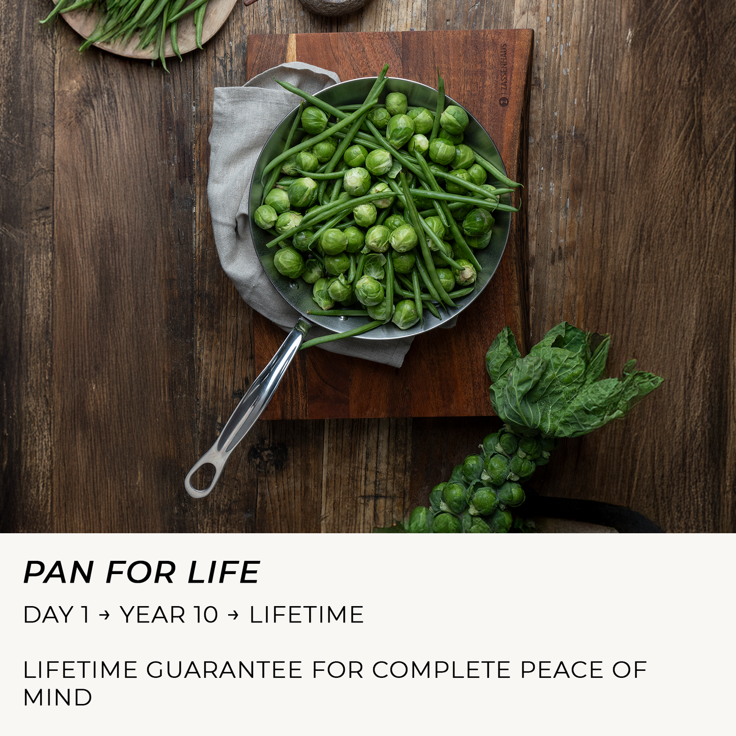 Samuel Groves - Classic Stainless Steel Tri-Ply Frying Pan, 20cm - Lifetime Guarantee