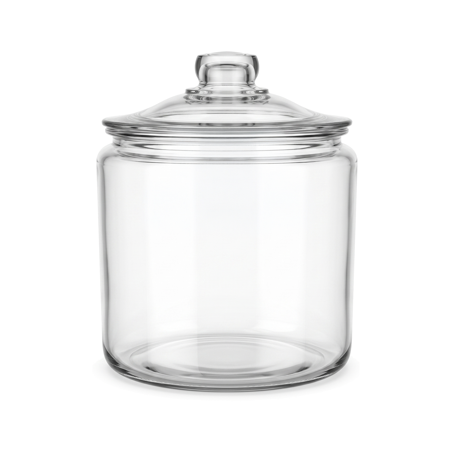 Anchor Hocking Heritage Hill 3L Heavyweight Glass Storage Jar with Loose-Fit Lid