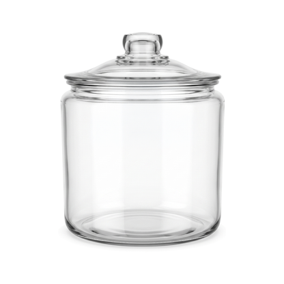 Anchor Hocking Heritage Hill 3L Heavyweight Glass Storage Jar with Loose-Fit Lid