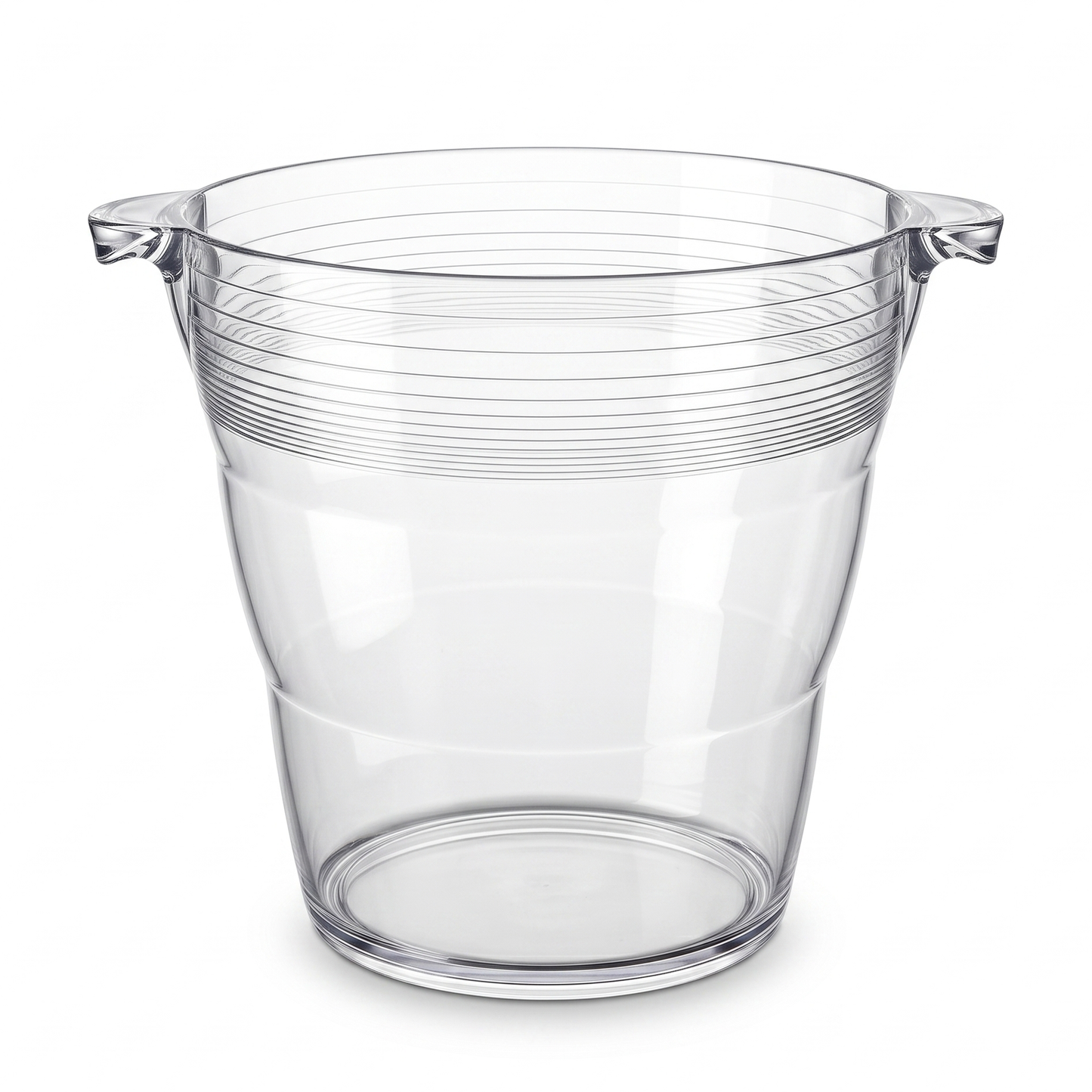 Chabrias Ltd 9 litre clear wine bottle cooler with handles for two 75cl bottles