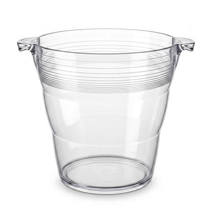 Chabrias Ltd 9 litre clear wine bottle cooler with handles for two 75cl bottles