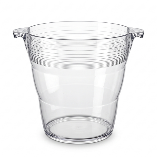 Chabrias Ltd 9 litre clear wine bottle cooler with handles for two 75cl bottles