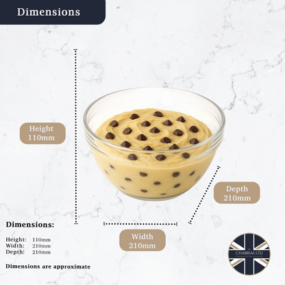 Mixing Bowl Batter Bowl, 2.5L - Premium Home from Chabrias Ltd - Just £8.99! Shop now at Chabrias Ltd
