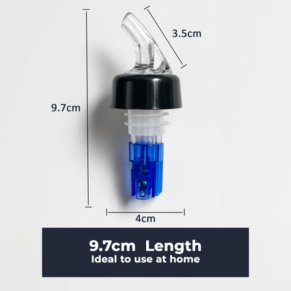 25ml Clear Measured Liquor Bottle Pourers UK Made 12 Pack
