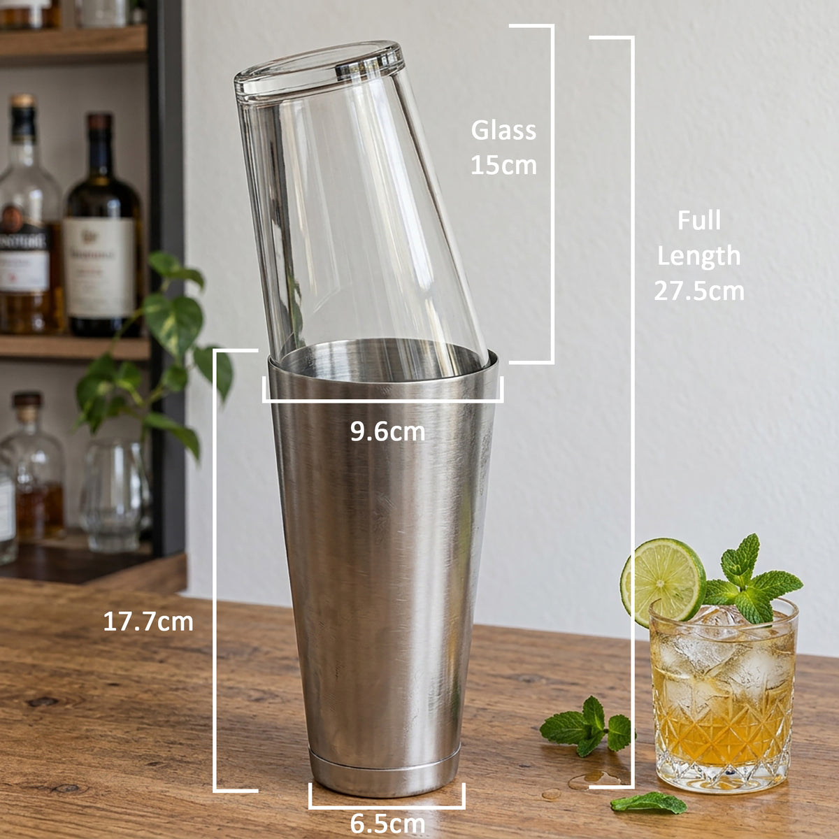 Boston Cocktail Shaker Set