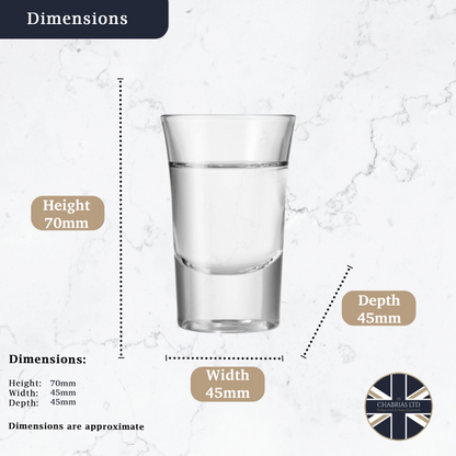 Junior Shot Glass, 1oz (6 pack) - Premium Home from Chabrias Ltd - Just £8.99! Shop now at Chabrias Ltd