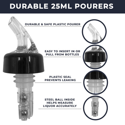 Econo-Pourer, Pack of 6 25ml