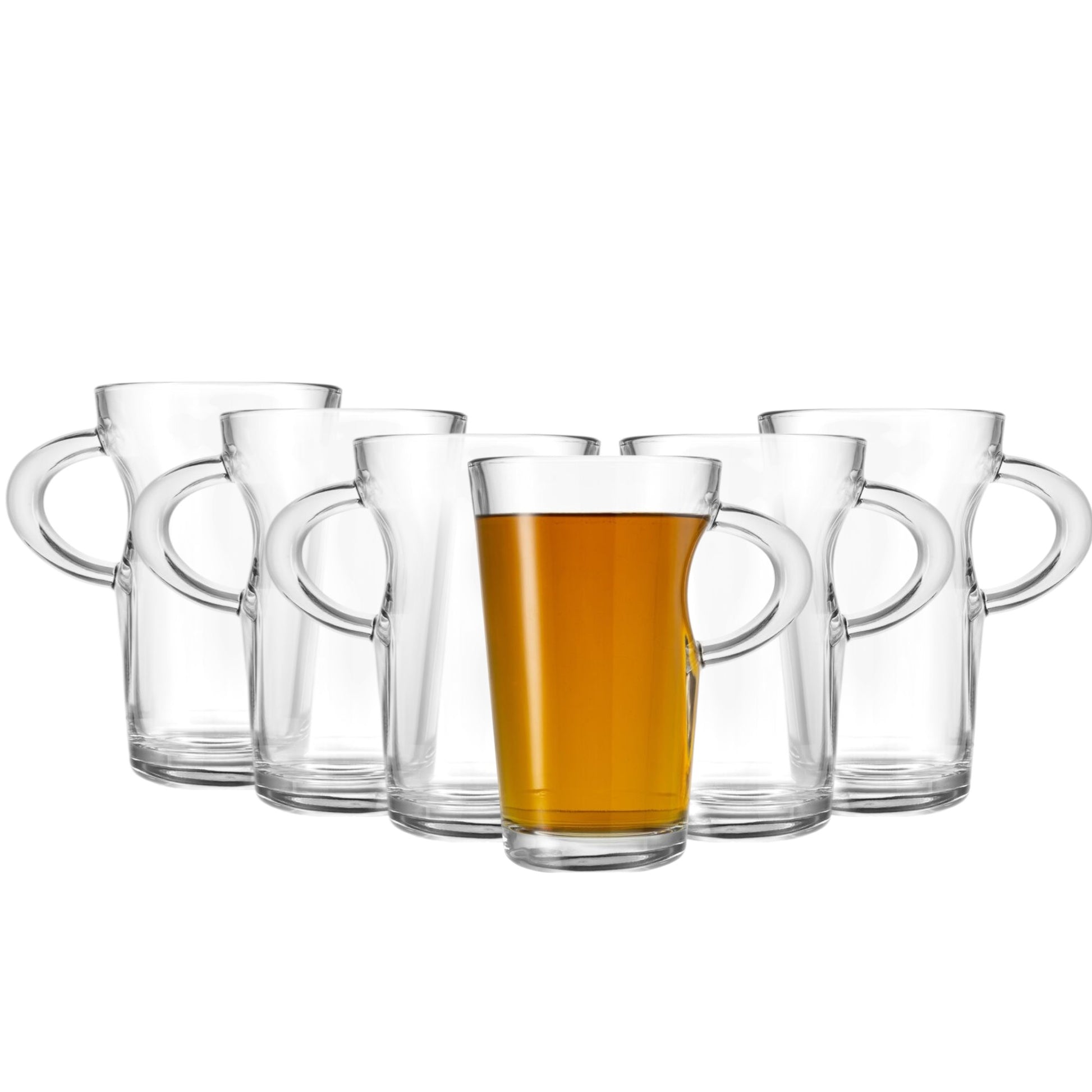Elba Glass Coffee Mug, 250ml (6 pack) - Premium Kitchen from Chabrias Ltd - Just £9.99! Shop now at Chabrias Ltd