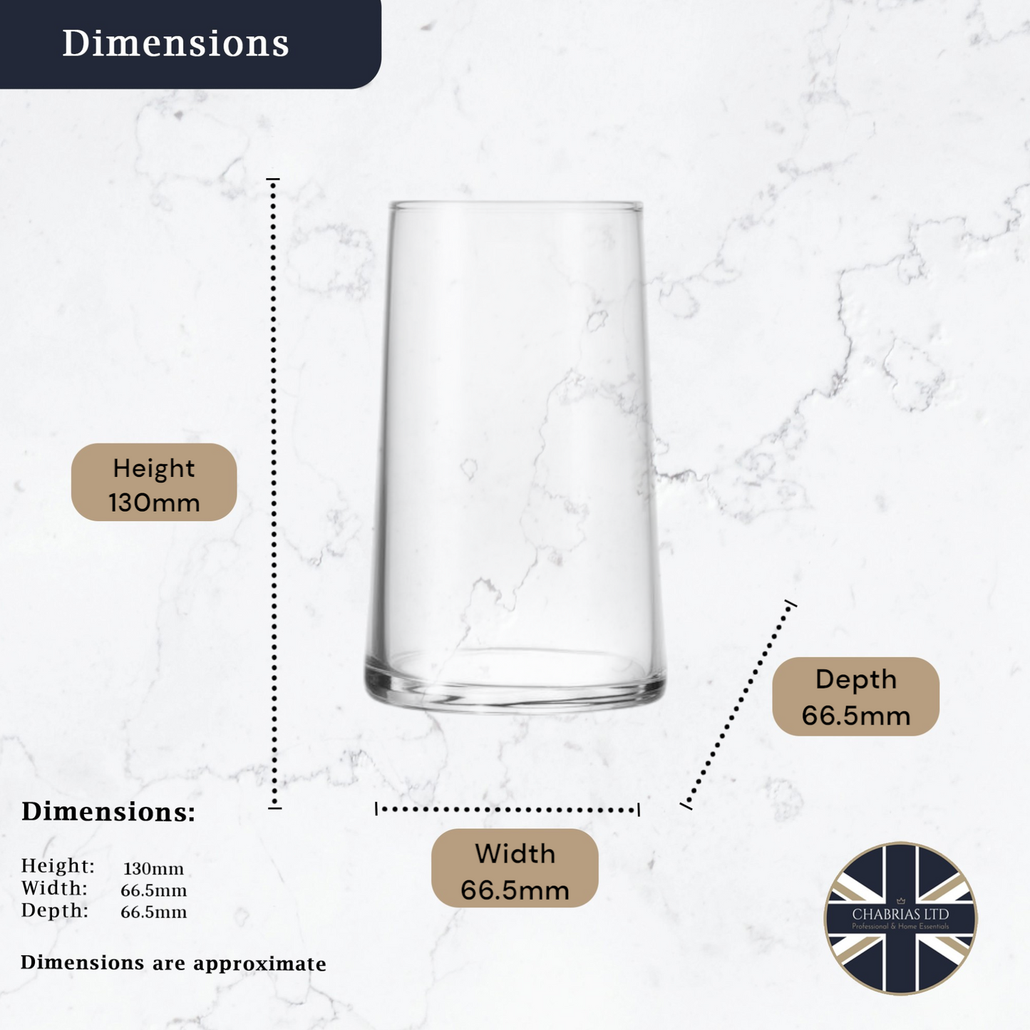High Ball Elixir Glass, 420ml (12 pack) - Premium Glasses from Chabrias Ltd - Just £49.99! Shop now at Chabrias Ltd