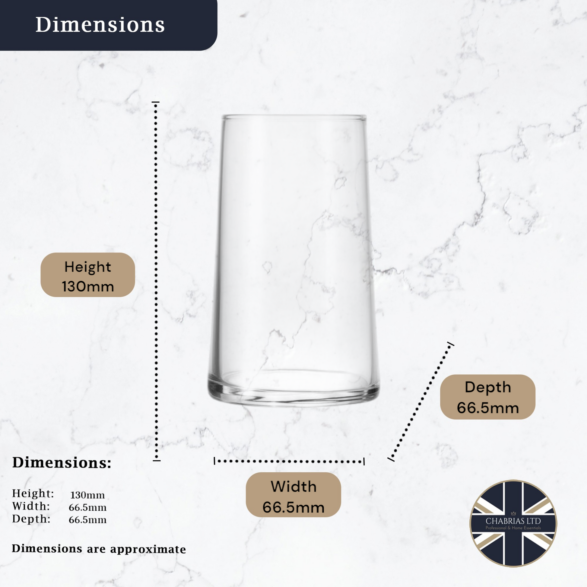 High Ball Elixir Glass, 420ml (12 pack) - Premium Glasses from Chabrias Ltd - Just £49.99! Shop now at Chabrias Ltd