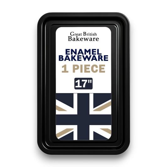 Vitreous Enamel Oven Baking Tray, Extra Large, 43cm - Premium Home from Chabrias Ltd - Just £11.99! Shop now at Chabrias Ltd