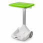 Hands-Free Food Waste Sack Holder Bin with Pedal for Healthcare Facilities
