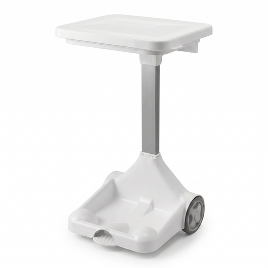 Chabrias Ltd 120L commercial general waste pedal bin with wheels