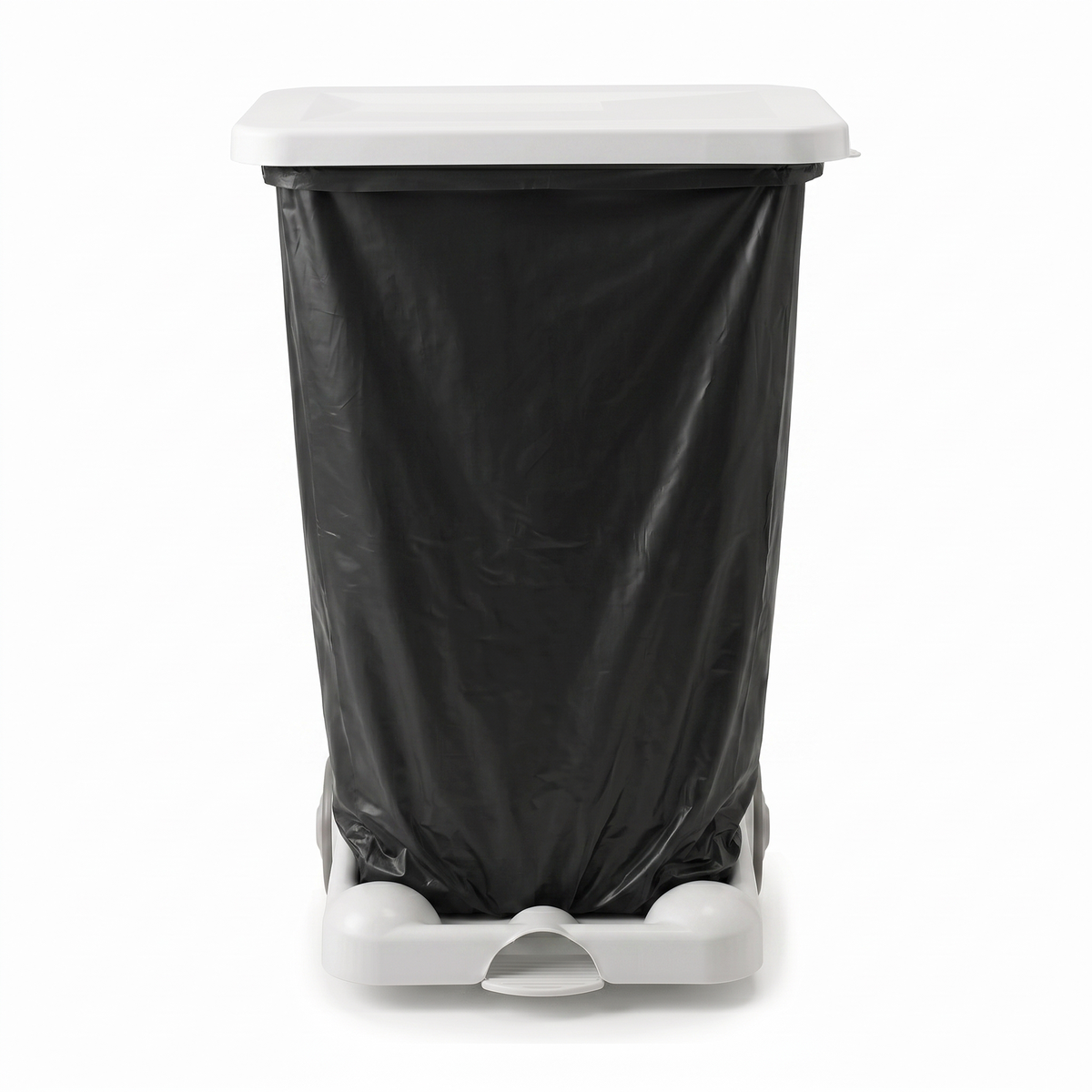 Hands-free pedal waste bin for schools, hotels and canteens