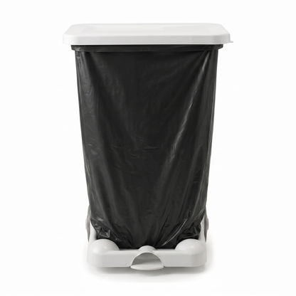 Hands-free pedal waste bin for schools, hotels and canteens